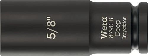 Wera 8790 B Impaktor Deep Außensechskant Steckschlüssel 3/8" zöllig, 5/8"x63mm