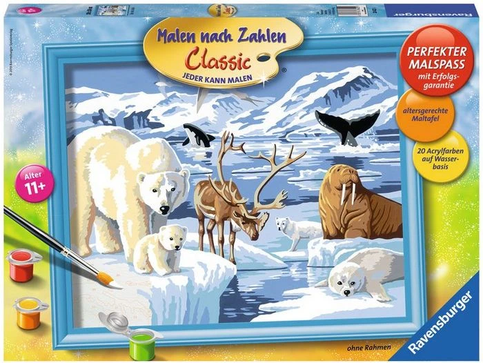 Ravensburger Malen nach Zahlen Tiere der Arktis