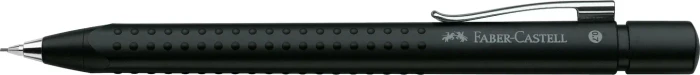 Faber-Castell Grip 2011 Druckbleistift B 0.7mm graphit, schwarz, Radierer