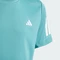 adidas Club Tennis 3-Streifen Funktionsshirt kurzarm powder teal (Junior) Vorschaubild