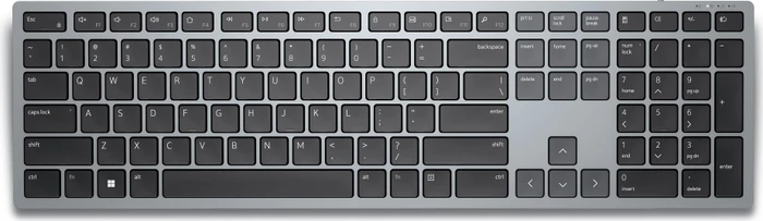Dell KB700 Multi-Device Wireless Keyboard, Titan Gray, grau/schwarz, USB/Bluetooth, DE