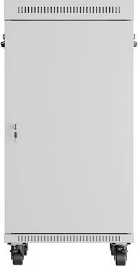 Lanberg 19" Rackschrank 22HE, LCD, freistehend, Flat Pack, V2, Glastür, IP20, RAL 7035, 800mm tief