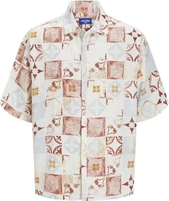 Jack & Jones Wide Fit Hemd kurzarm (Herren)