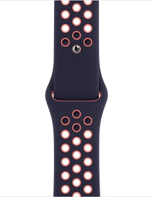 Apple Nike Sportarmband Regular für Apple Watch 40mm Blue Black/Bright Mango