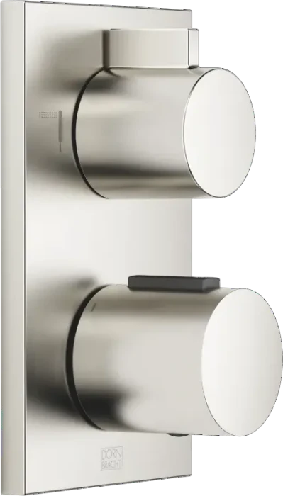 Dornbracht UP-Thermostat mit Zweiwege-Mengenregulierung platin gebürstet
