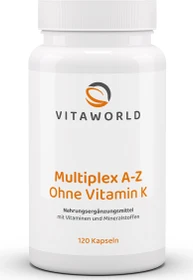 vitaworld Multiplex A-Z ohne Vitamin K Kapseln, 120 Stück