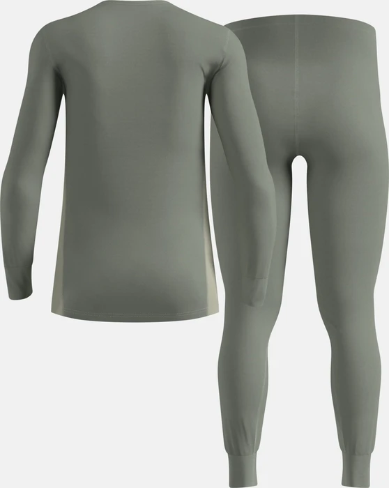 Odlo Active Warm Base Layer Set shadow/agate gray (Herren)