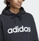 adidas Essentials Linear Hoodie schwarz/weiß (Damen) Vorschaubild