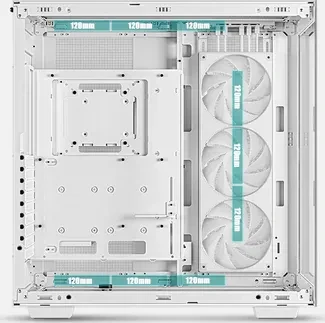 DeepCool CH780 WH, weiß, Glasfenster