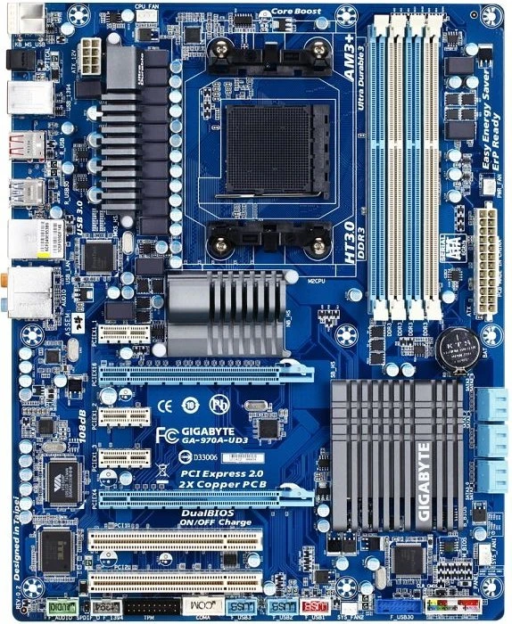 GIGABYTE GA-970A-UD3 (AMD AM3+)