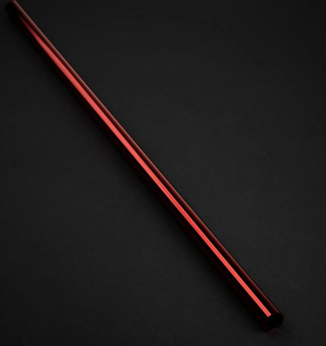 Bitspower Messing Hardtube 14mm, rot, Deep Red