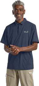 Jack Wolfskin Delgami Poloshirt kurzarm midnight sky (Herren)