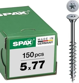 Spax WIROX A9J 4CUT T-STAR plus T20 Holzbauschraube, 5x77mm, 150 Stück