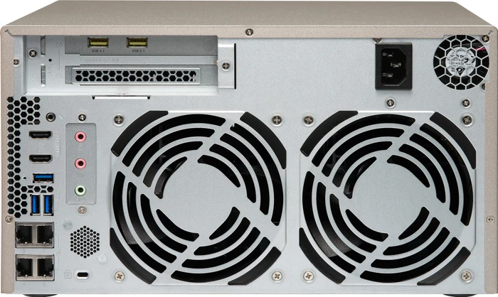 QNAP TVS-873-16G 80TB, 16GB RAM, 4x RJ-45 1000Base-T, 2x USB-A 3.1