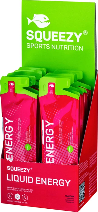 Squeezy Nutrition Energy Gel Himbeere 750g (30x 25g)