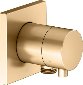 Keuco IXMO 59548 Comfort 3-Wege Umstellventil mit Schlauchanschluss eckig messing gebürstet