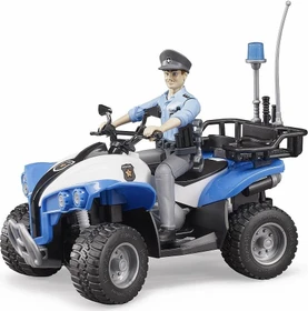 Bruder bworld - Polizei Quad mit Polizistin und Ausstattung