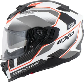 Scorpion EXO-520 Evo Air Lena matt weiß/grau/rot/schwarz