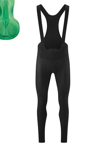 Gonso Sitivo Tight Bib Fahrradhose lang black/bright green (Herren)