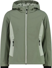 CMP Softshell Melange Fix Hood Funktionsjacke avocado (Junior)