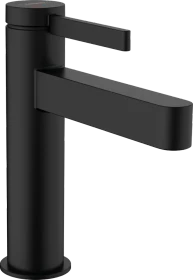 Hansgrohe Finoris Einhebel-Waschtischarmatur 110 CoolStart mit Push-Open Ablaufgarnitur mattschwarz