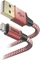 Hama Ladekabel Reflective USB-A/Lightning 1.5m Nylon rot Vorschaubild
