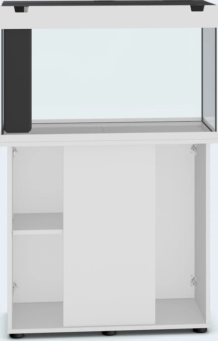 Juwel Rio 125 LED Aquarium-Set mit Unterschrank, weiß/weiß, 125l