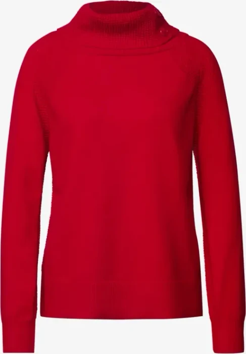 Street One Stehkragen Pullover racing red (Damen)
