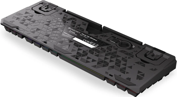 Endorfy Thock TKL Wireless, PBT, LEDs RGB, hot-swap, Black, Kailh Box BLACK, USB/Bluetooth, US