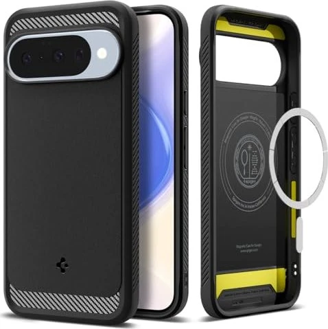 Spigen Rugged Armor (MagFit) für Google Pixel 10/10 Pro Matte Black
