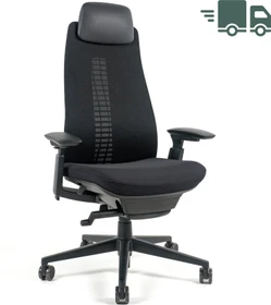 Haworth Fern Bürostuhl, Tiefenfederung, Black Edition