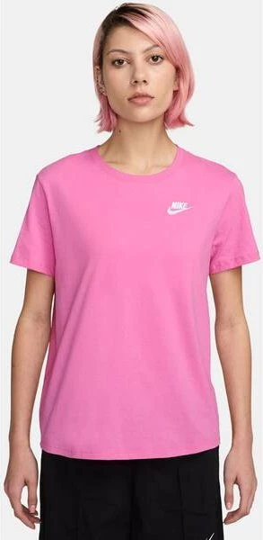 Nike Sportswear Club Essentials T-Shirt kurzarm playful pink (Damen)