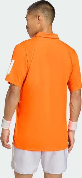 adidas Club 3-Streifen Tennis Poloshirt kurzarm pure orange (Herren)