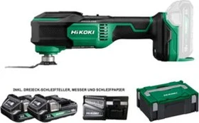 Hikoki CV18DAWRZ Akku-Multifunktionswerkzeug inkl. Koffer + 2 Akkus 2.0Ah