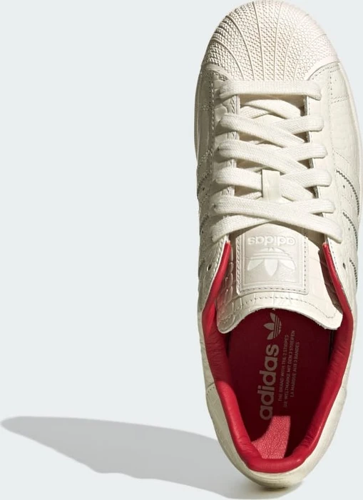 adidas Superstar II core white/better scarlet