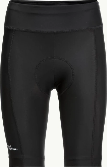 Jack Wolfskin Morobbia Padded Shorts Fahrradhose kurz schwarz (Damen)
