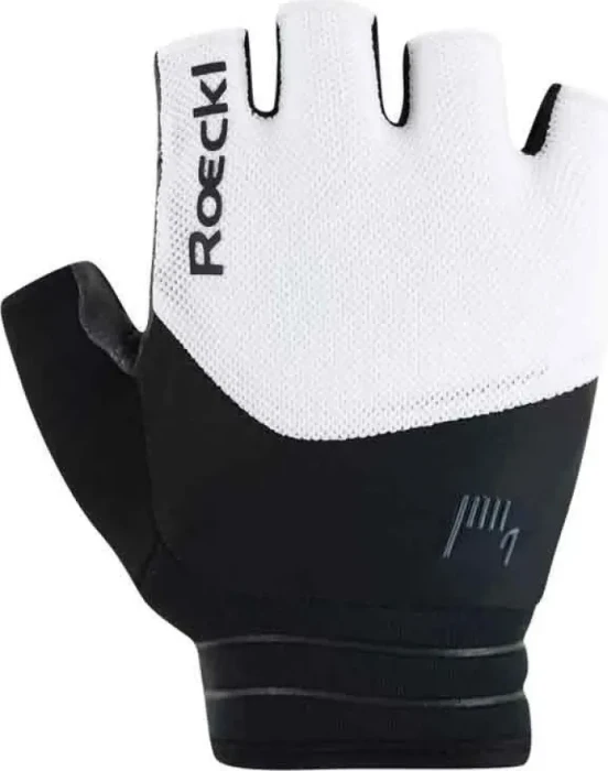 Roeckl Bonau Fahrradhandschuhe weiß/schwarz
