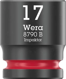 Wera 8790 B Impaktor Außensechskant Steckschlüssel 3/8", 17x30mm