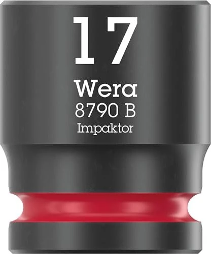 Wera 8790 B Impaktor Außensechskant Steckschlüssel 3/8", 17x30mm