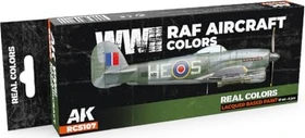 AK-Interactive 2nd Gen Real Colors WWII RAF Aircraft Colors Farbset, 8-tlg.