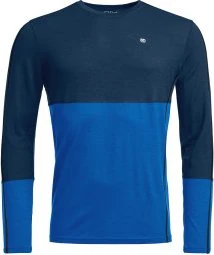 Ortovox 185 Rock'N'Wool Funktionsshirt langarm deep ocean (Herren)