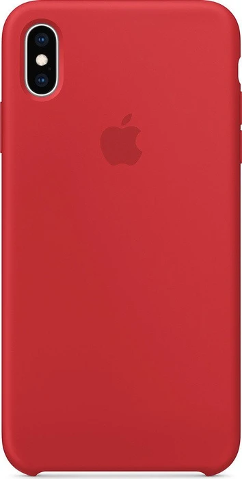Apple Silikon Case für iPhone XS Max rot