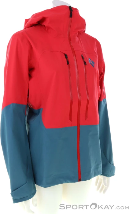 Black Diamond Recon LT Shell Skijacke coral red/creek blue (Damen)