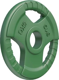 Gorilla Sports Olympia Gummi Gripper 50/51mm Hantelscheibe 5kg