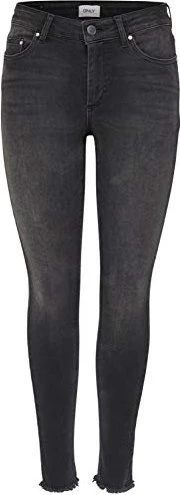 ONLY Skinny Mid Blush Jeans black denim (Damen)