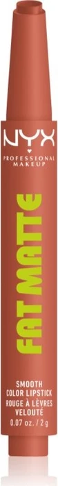 NYX Fat Matte Smooth Color Lipstick 01 cozy whipped, 2g