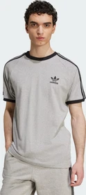 adidas Adicolor Classics 3-Streifen T-Shirt kurzarm medium grey heather/black (Herren)