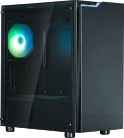 Zalman T4 Plus Black, Glasfenster