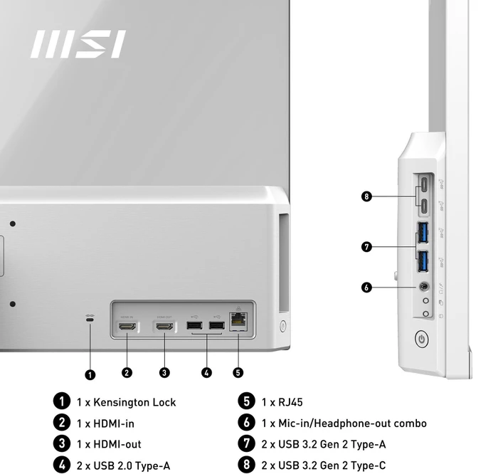 MSI Modern AM272P 12M-1202XEU, schwarz, Core i3-1215U, 8GB RAM, 512GB SSD