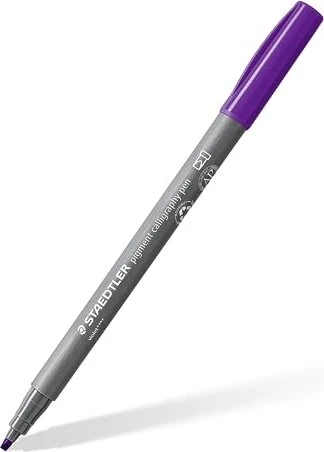 Staedtler pigment calligraphy pen 375 violett